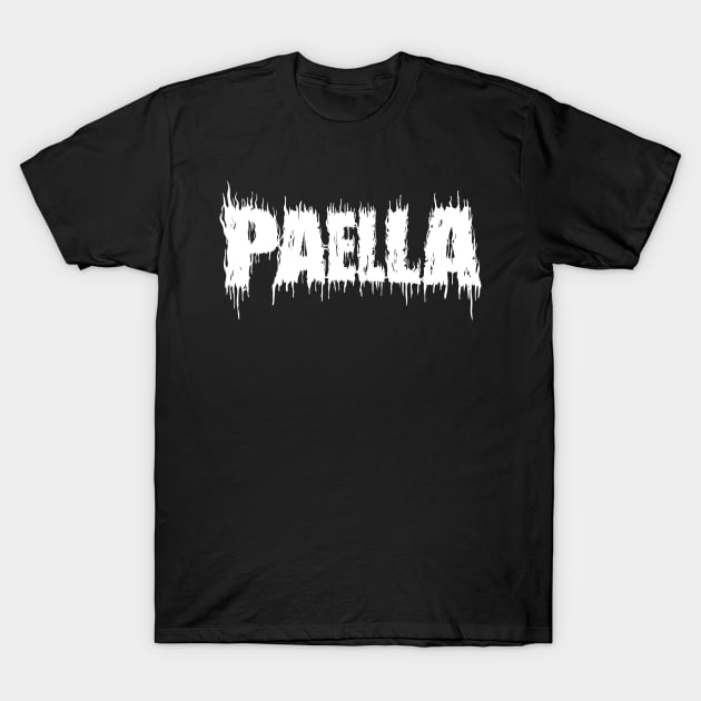 paella white T-Shirt by manuvila